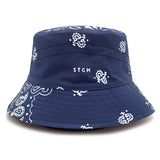 23 ペイズリーリバーシブルバケットハット / 23 PAISLEY REVERSIBLE BUCKET HAT NAVY / ORANGE