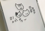 メッスドアップムンミョン３フォーンケース / Messed up MungMyong Cat 3 Phone Case