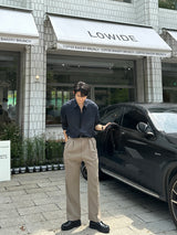 メトビオウォッシングオーバーサイズフィットシャツ