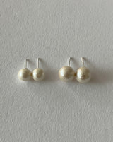 [92.5silver] コットンパールピアス
