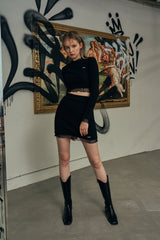 レタスエッジポイントトップス / Lettuce Edge Point Top (4573555130486)