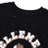 ARCH PRINTING PAINTING SWEAT SHIRT-BLACK