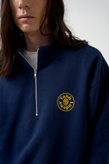 ハーフジップスウェットシャツ / Half-Zip Sweatshirt_Oatmeal