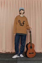 U SHEET MUSIC KNIT / CAMEL