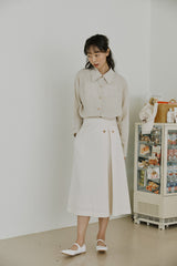 リネンベストシャツ / linen vest shirts natural