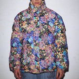 ソーラーボールフラワーフレイムリバーシブルダウンジャケット/SOLARBALL FLOWER FLAME REVERSIBLE PUFFER BLACK