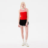 ドゥードゥルチェリードルフィンパンツ / DOODLE CHERRY DOLPHIN PANTS [BLACK]