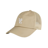 [VARZAR] 3D Monogram Side Mash Ball Cap Beige