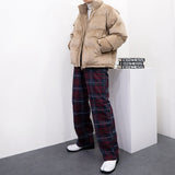 [Unisex] 2wayベルベットショートダウンジャケット