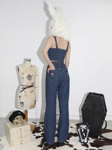 ウェーブデニムパンツ / 0 7 wave denim pants