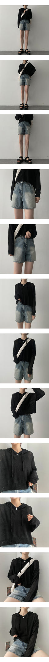 ポディブクロップニットフード / Podibuclop Knit Hood