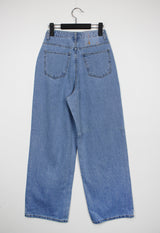 ビションデニムパンツ/no.1729 Bichon Pintuck Denim Pants (2color)