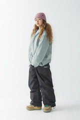 ソフトフーディージャケット/BSR2223FWJK014 SOFT HOODIE JACKET ASH MINT