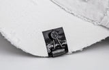 BBD Cross Damage Custom Denim Cap (White)