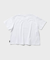 ゴールデンエンブレムクロップTシャツ/Golden Emblem Crop Tee (White)
