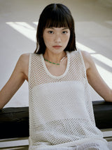 NETTING KNIT TOP [ SHELL ]