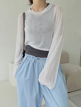 ビーチクロップTシャツ/Beach Crop T-shirt (2color)