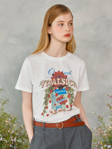 ローズガーデンTシャツ / Rose Garden T-Shirt (Ivory)