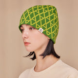 VA Patterned Jacquard Beanie / Green