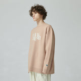 WHATTHE ビック ロゴ ニット プルオーバー/WHATTHE Big Logo Knit Pullover Pink