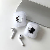 ブラック - ペック サムキャット カップル AirPods Case_マット