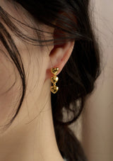 combo heart earring