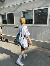 トゥインクルスターレタリング半袖シャツ / Twinkle star lettering short-sleeved shirt