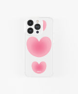[ジェルハード]ふわふわハートスマホケース/[Gelhard] Fluffy Heart Phone Case