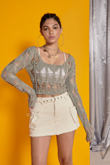 クロシェトップ/CROCHET TOP