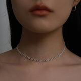 シルバーフルールネックレス / silver fleur necklace (silver925)