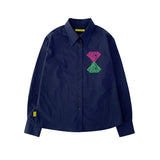 ソルト&ライトロゴエンブロイダリーシャツ/SALT & LIGHT LOGO EMBROIDERY SHIRT _ NAVY