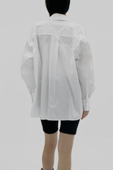 Zip-up lettering shirt (2color)