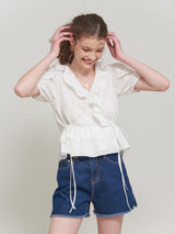 AMY RUFFLE DETAIL WRAP BLOUSE_WHITE (6580883259510)