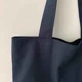 ツイルシンプルラインバッグ - deep navy