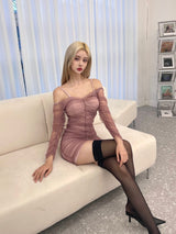 ミスティックシャーリングドレスセット/[Aespa Winter] 250. Mystic shirring dress set