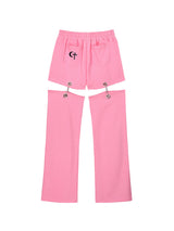 カットアウトスウェットパンツ / 0 9 cut out sweatpants - PINK