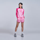 サンリオハローキティー レターリングラグランロングスリーブTシャツ