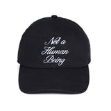 New Basic Script Cap - Black (6675291832438)