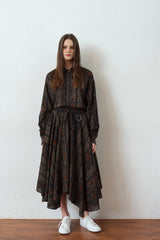 "PRE-ORDER 4/16~" WOOD-CUT DROP-SHOULDER SHIRT (Khaki) (6546131124342)
