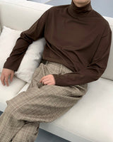 ルーニースパンデックスタートルネックTシャツ / YM Rooney Spandex Turtleneck T-Shirt (3 colors)