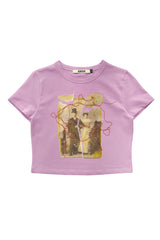 ブロークンピクチャーTシャツ / Broken Picture Tee PURPLE