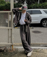 f/wスナップバルーントレーニングパンツ (4 color)