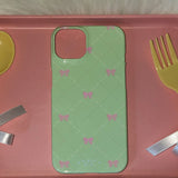 vintage ribbon case (green)