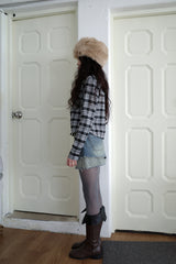ラバークロップチェックシャツ / Rubber Crop Check NB (2 colors)