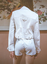 Vegan Leather Tweed mix Jacket (6599539720310)