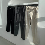 Loop Belted Corduroy Pants (3color) (6657189380214)