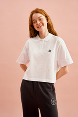 モノチェリークロップ丈ピケ／MONO CHERRY CROP PIQUE [WHITE]