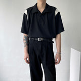 BL ショルダーカラーカラーTシャツ / BL Shoulder Color Collar Tee