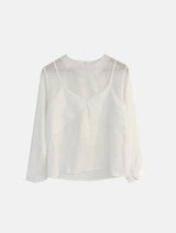 Point bustier blouse (2 colors)