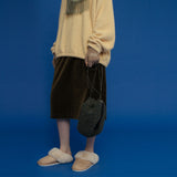 フラッフィースウェットシャツ/FLUFFY SWEATSHIRT_YELLOW